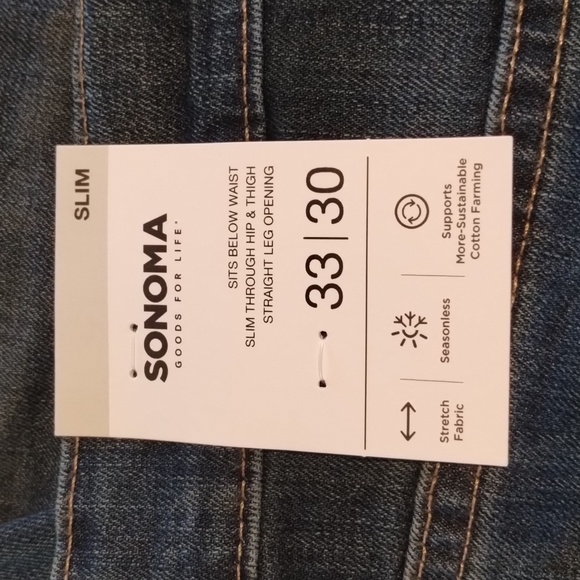 33X30 Slim Straight Jeans - Picture 8 of 9
